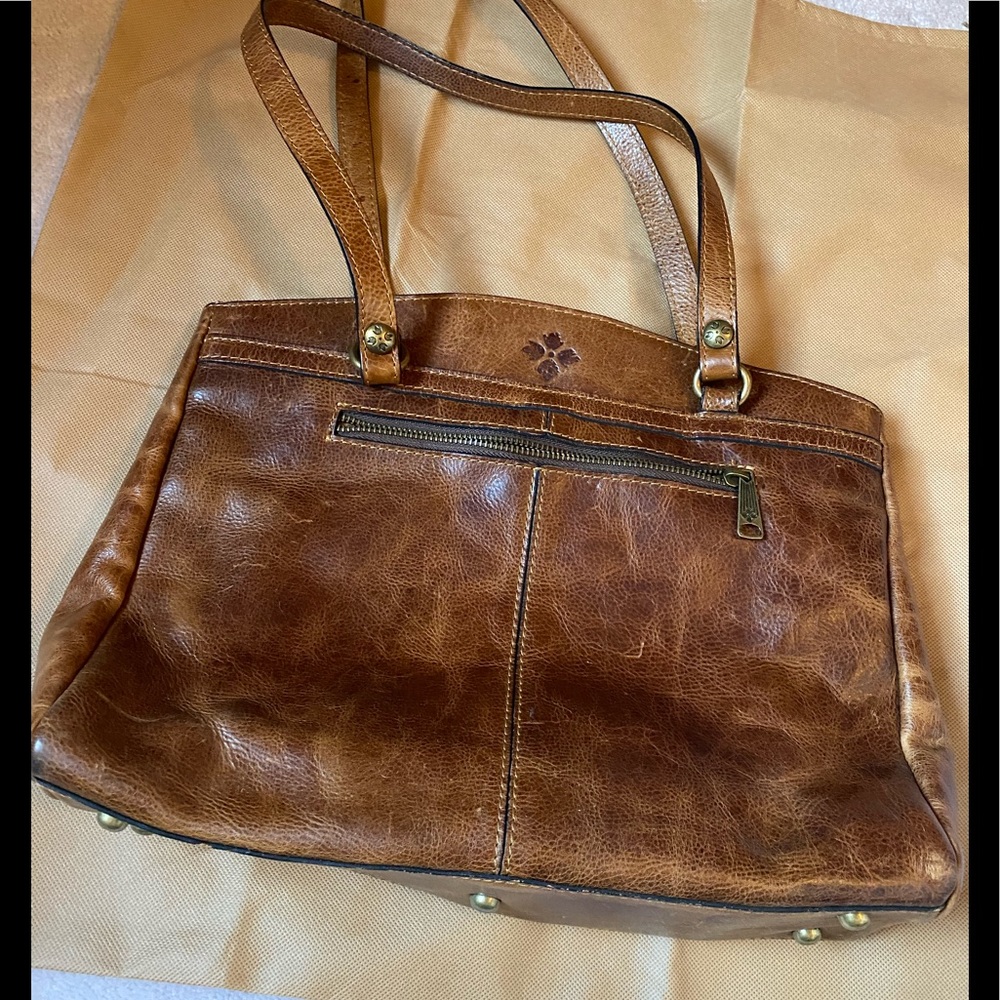 Patricia Nash Cognac Leather Tote